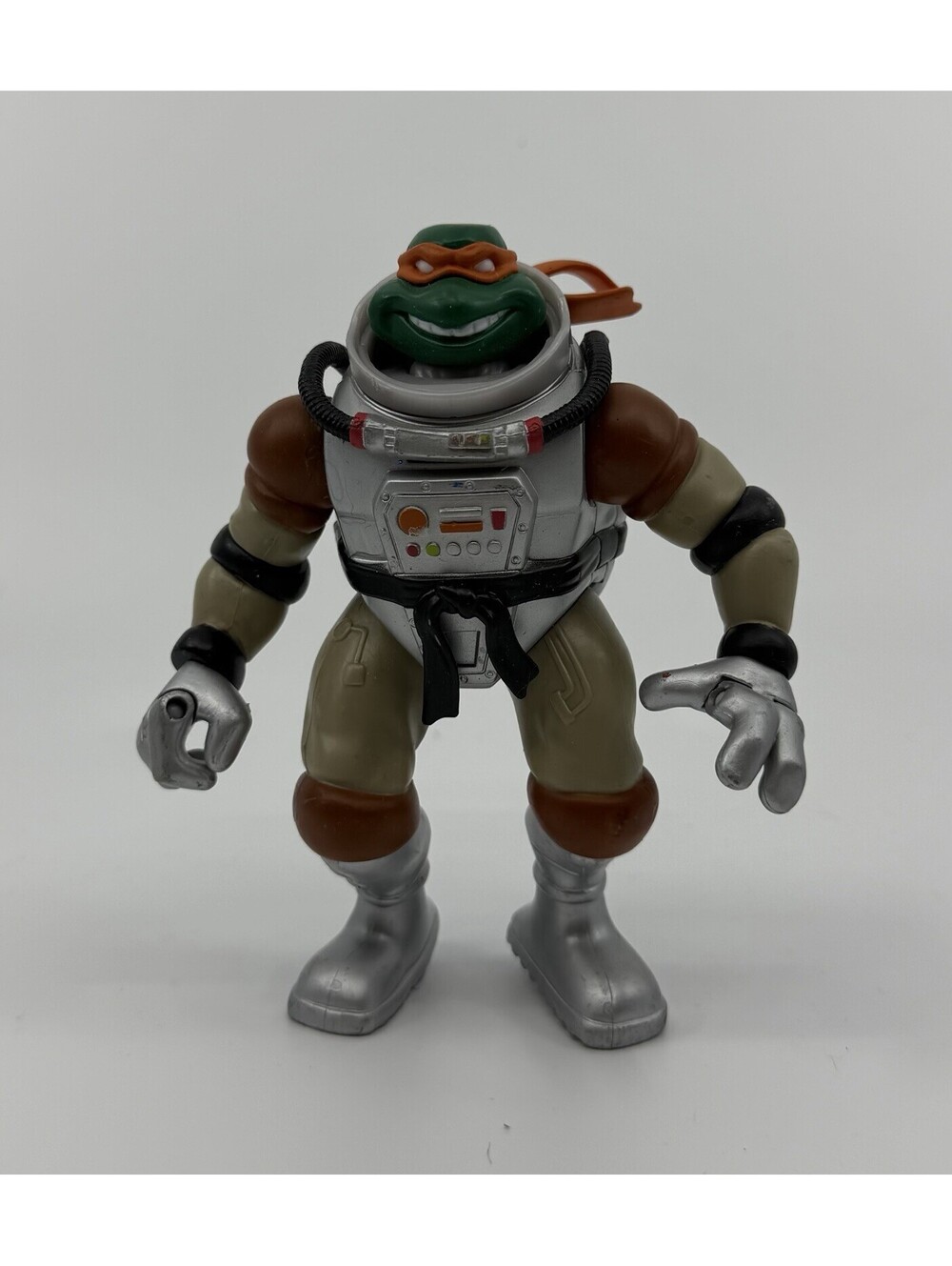 TMNT SPACE HOPPIN MICHAELANGELO 5” ACTION FIGURE TOY(PRE-OWNED)